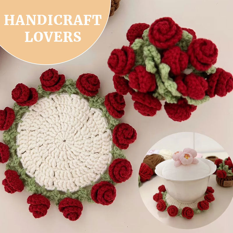 DIY Handmade Rose Bouquet Coaster  Material Package